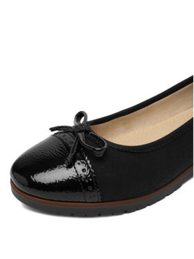 Rieker Baleriny 45358-00 Czarny