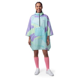 Nieprzemakalne poncho Boombastic Siroko BBC Rave Green-W