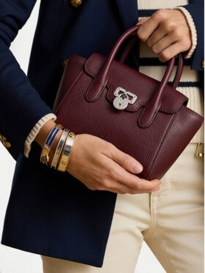 LAUREN RALPH LAUREN Torebka Small Tanner 431969349009 Bordowy
