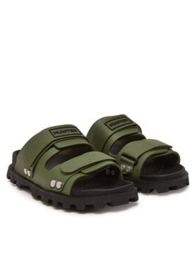 Hunter Klapki HFRU0004251 Zielony
