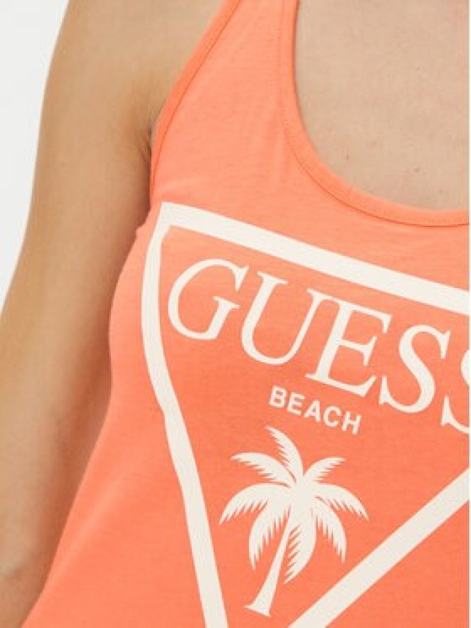 Guess Sukienka codzienna E3GP03 JA914 Pomarańczowy Regular Fit