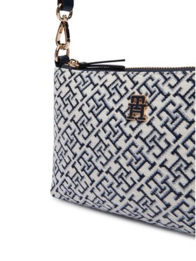 Tommy Hilfiger Torebka Th Jacquard Mini Shoulder Bag AW0AW19006 Niebieski