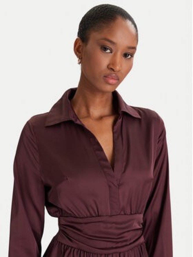 Guess Sukienka koktajlowa W5YK00 WF1T2 Brązowy Regular Fit