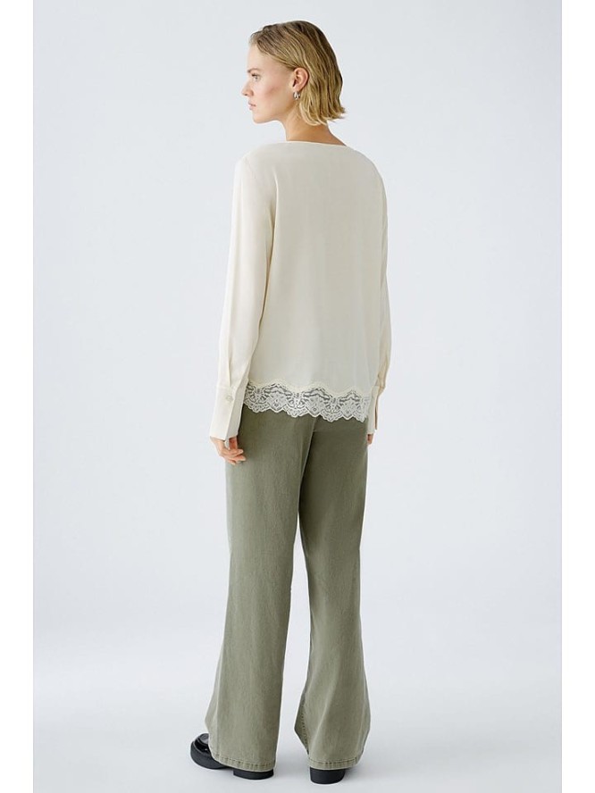 Oui Bluzka w kolorze kremowym rozmiar: 40