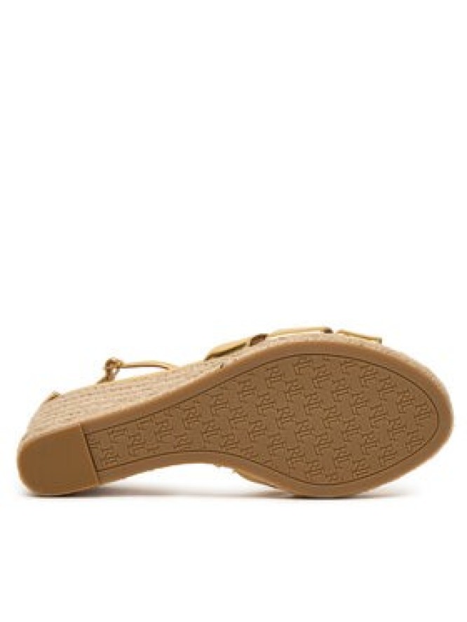LAUREN RALPH LAUREN Espadryle Nellie 802P04434001 Złoty
