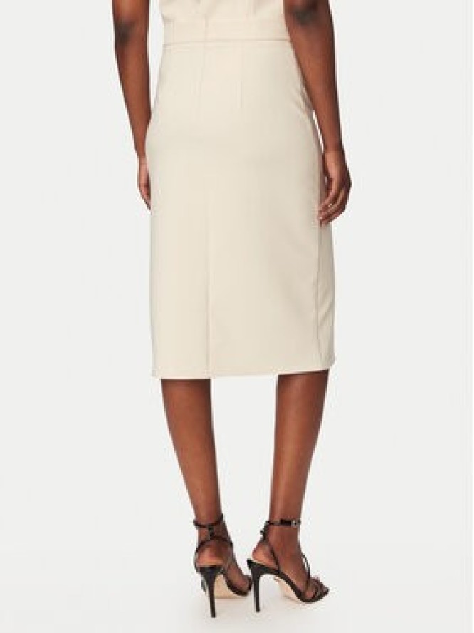 Rinascimento Spódnica ołówkowa CFC0128271003 Beżowy Slim Fit