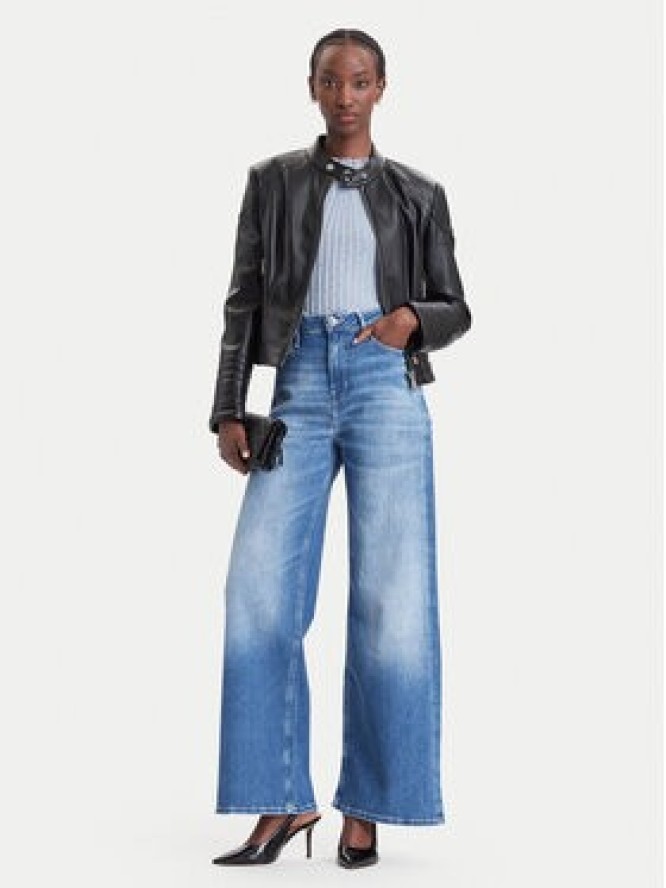 Guess Jeansy W6YA82 D1331 Niebieski Wide Leg