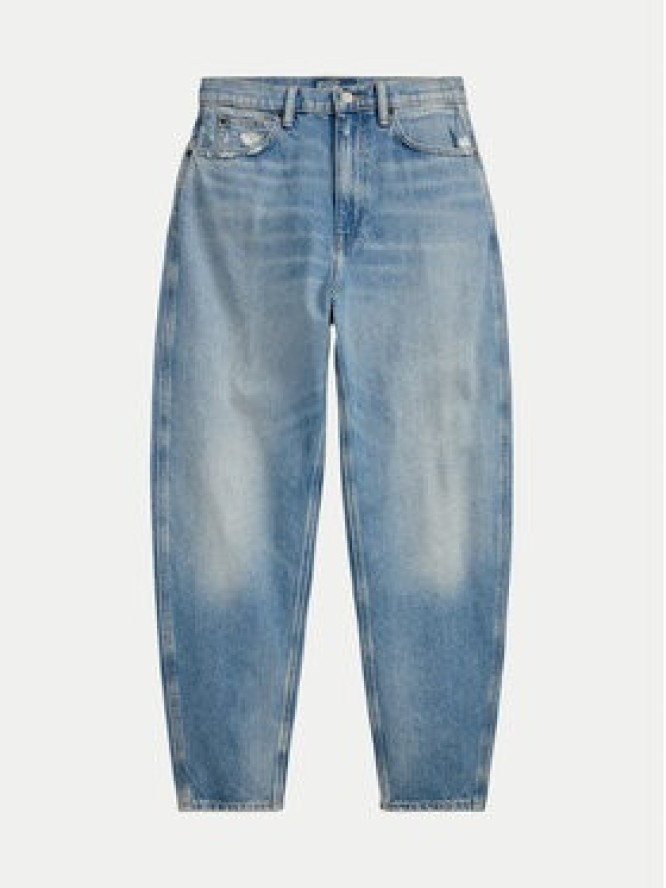 Polo Ralph Lauren Jeansy 211969409001 Niebieski Mom Fit