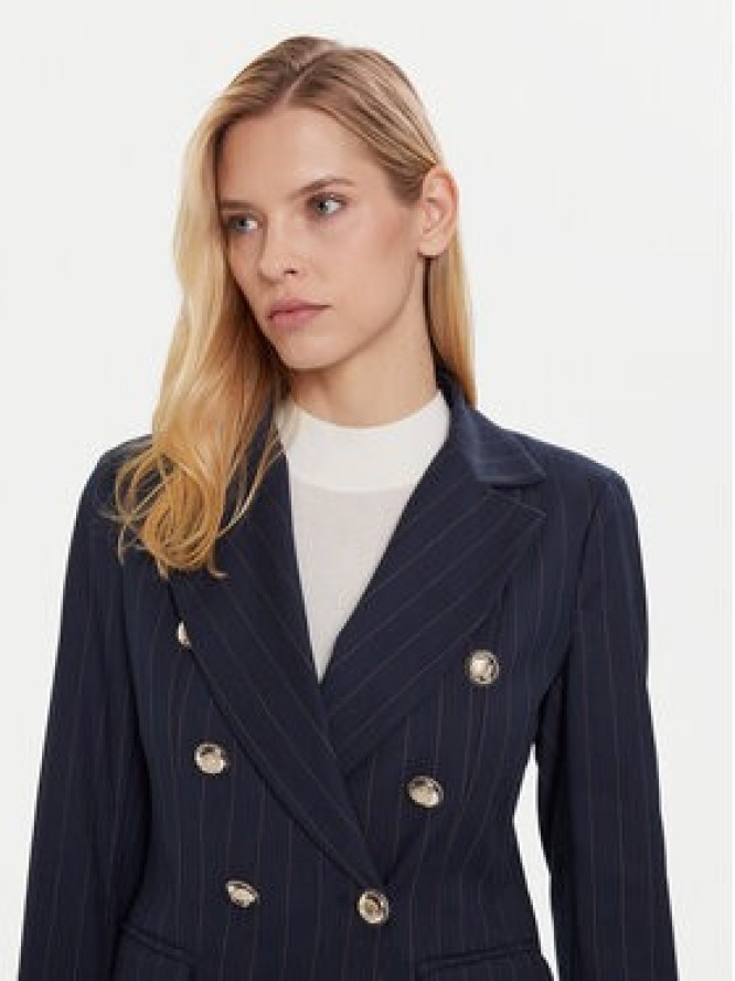 Maryley Marynarka 25IB139/M17 Granatowy Regular Fit