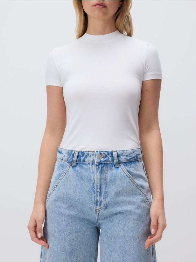 T-shirt regular - biały