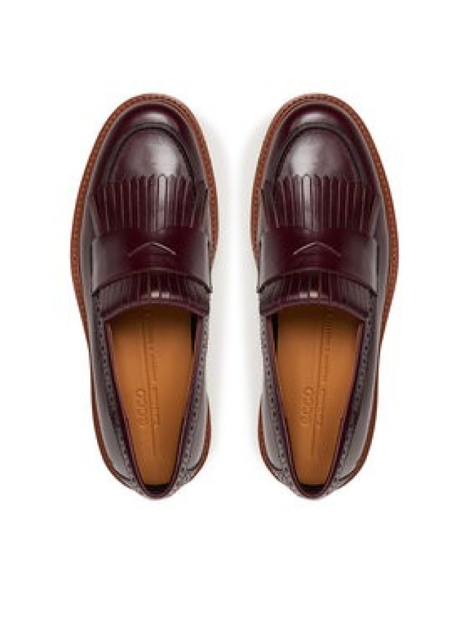 ECCO Półbuty 23285361291 Bordowy