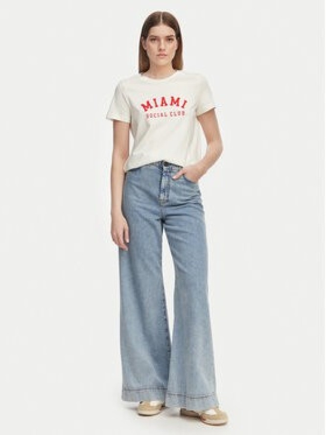 Vero Moda T-Shirt Jida 10340948 Biały Regular Fit