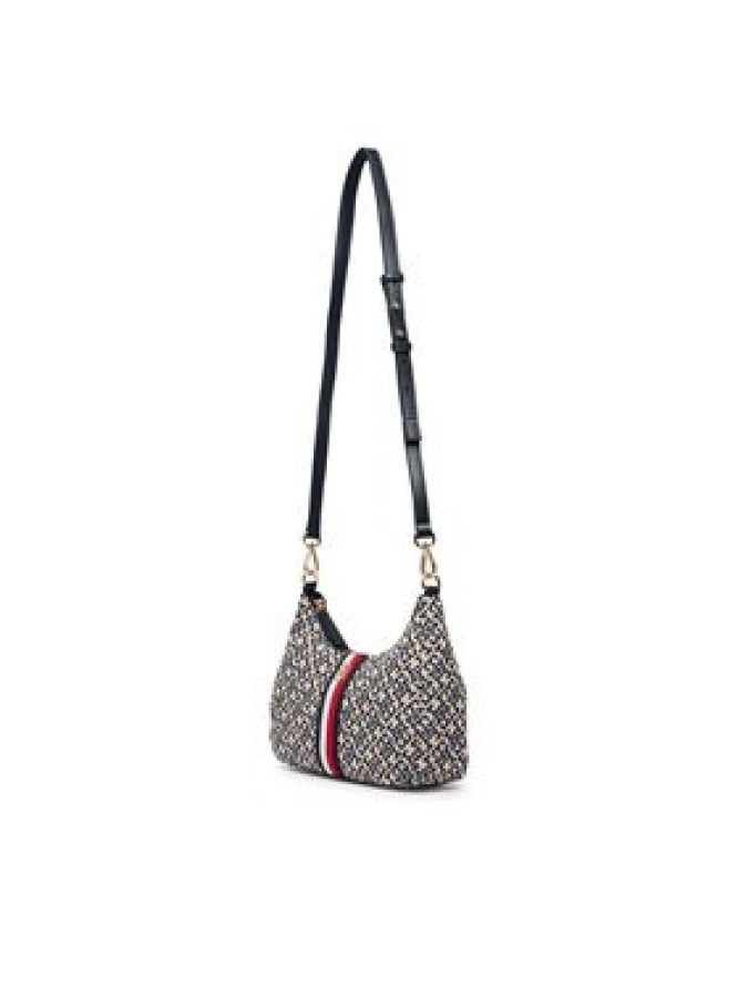 Tommy Hilfiger Torebka Th Jacquard Ess Shoulder Bag AW0AW19331 Niebieski