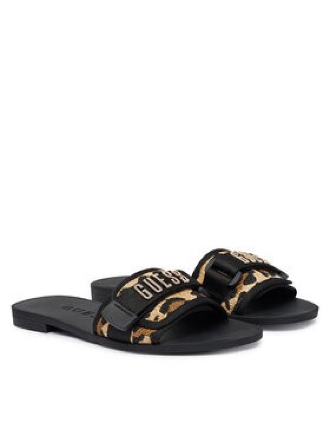 Guess Klapki FLJEL5 FAB03 Czarny