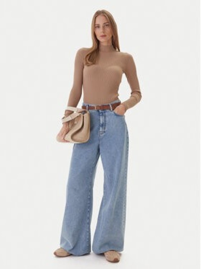 Kontatto Sweter 3M0814C Beżowy Regular Fit