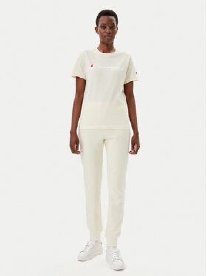Champion Spodnie dresowe 118101 Écru Slim Fit