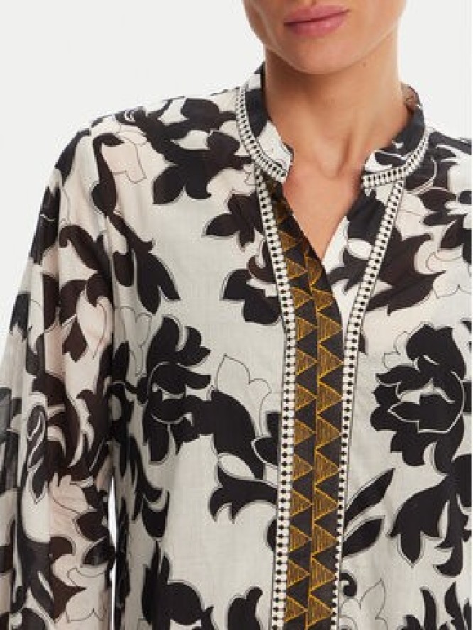 Devotion TWINS Sukienka letnia Armoni 025.306G Czarny Loose Fit