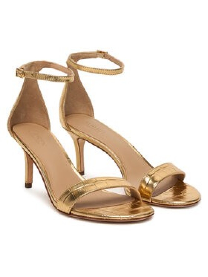 LAUREN RALPH LAUREN Sandały Allie 802P04400001 Złoty