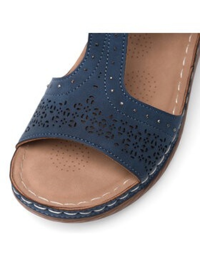 Clara Barson Sandały WYL05010-15 Granatowy