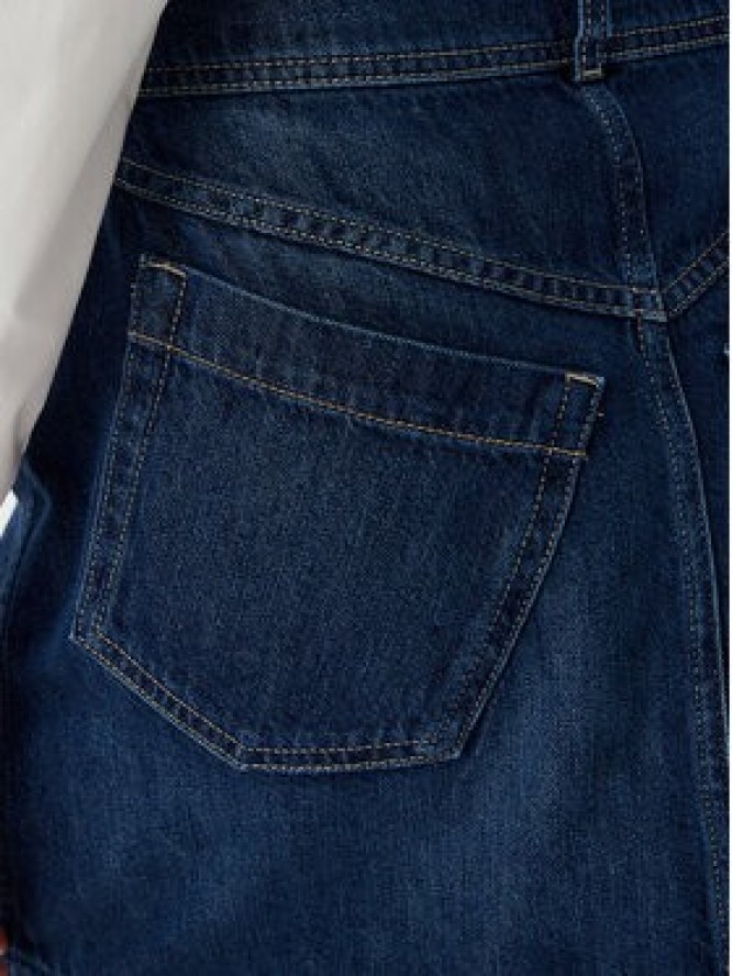 BOSS Spódnica jeansowa 50559404 Niebieski Regular Fit