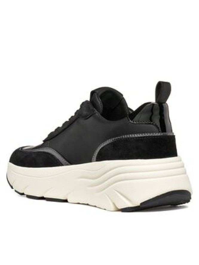 Geox Sneakersy D Diamanta D66UFA 08522 C9999 Czarny