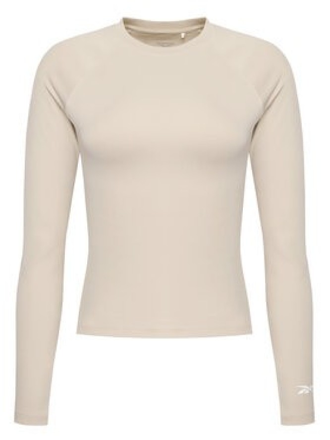 Reebok Koszulka techniczna Reebok X Ewa Chodakowska RK25316CCW Beżowy Slim Fit