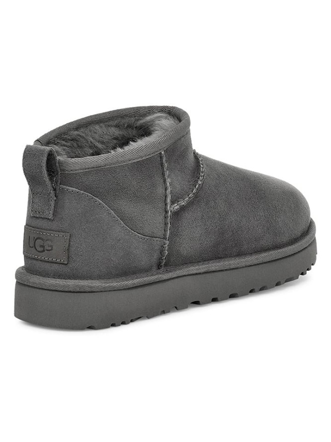 UGG Botki w kolorze szarym ze skóry jagnięcej rozmiar: 37
