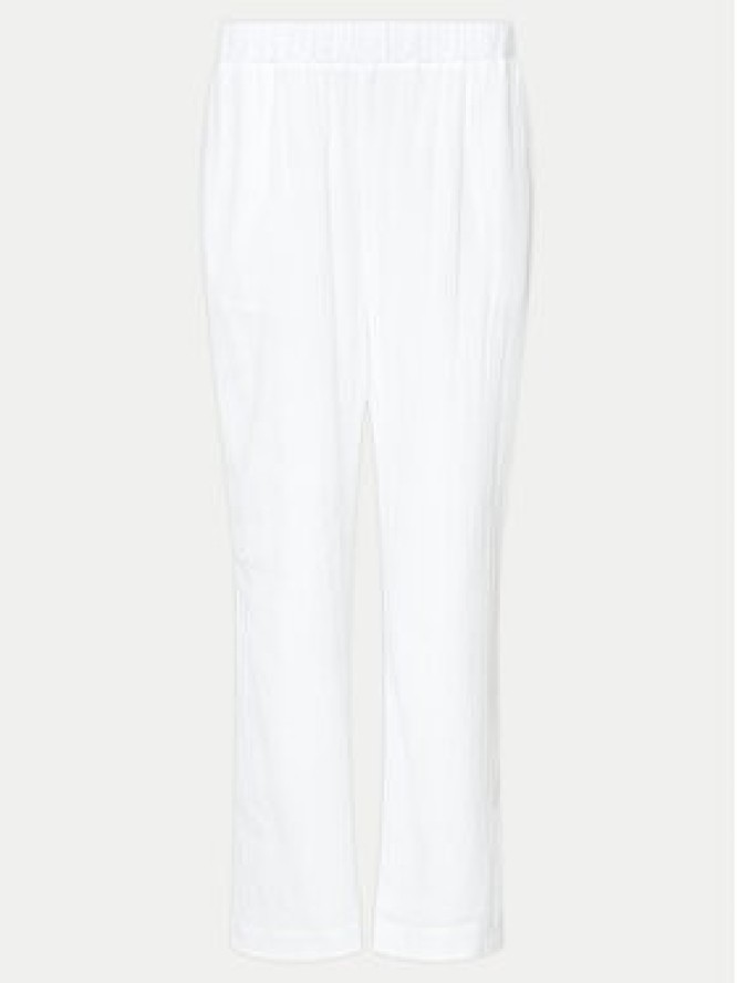 Seafolly Spodnie materiałowe Crinkle 55430-PA Biały Regular Fit