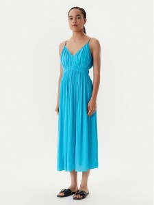 Morgan Sukienka letnia 251-ROIYA Turkusowy Loose Fit