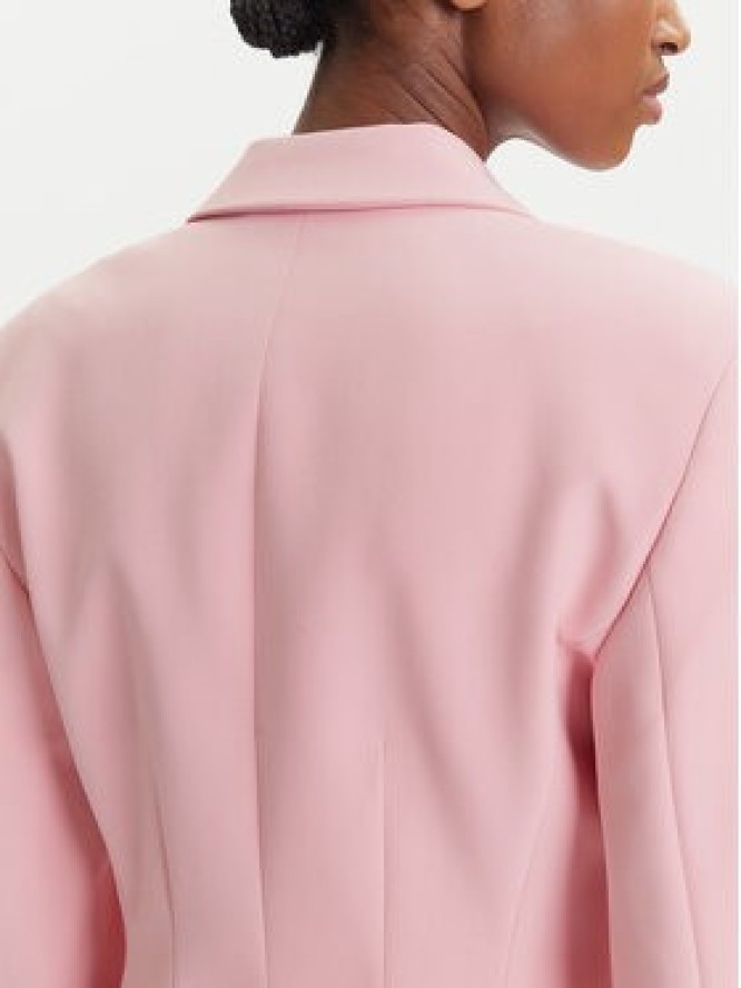 HUGO Marynarka Asmalla-1 50533901 Różowy Slim Fit