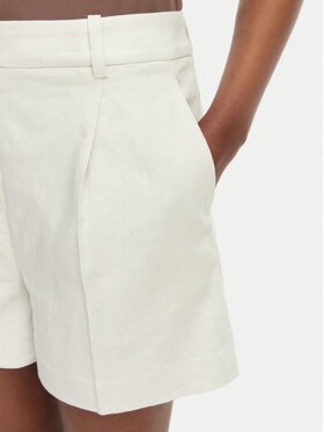 Calvin Klein Jeans Szorty materiałowe LV047F632G Biały Regular Fit