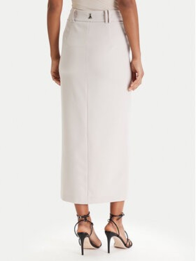 Patrizia Pepe Spódnica midi 8G0515/A498-S748 Szary Regular Fit