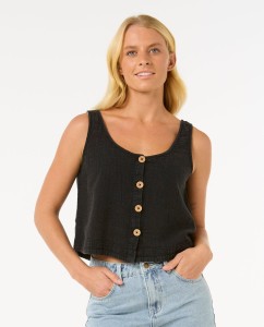 Rip Curl Classic Surf Tank II - Washed Black