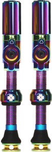 Muc-Off Tubeless Valve Big Bore Hybrid Large Iridescent Schräder Valve 45mm