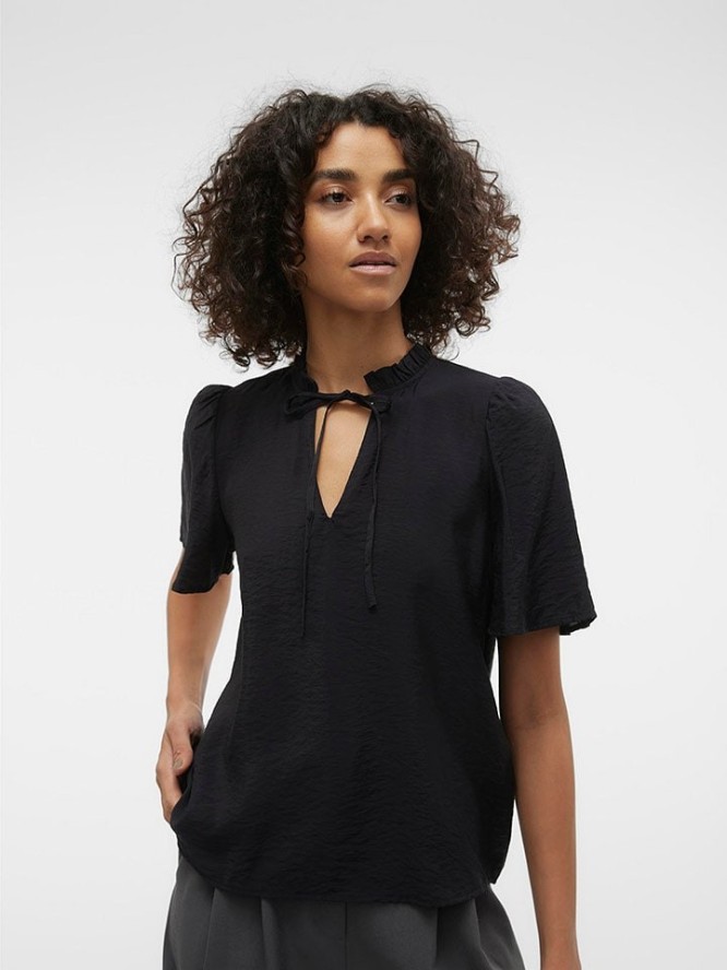Vero Moda Bluzka w kolorze czarnym rozmiar: XS