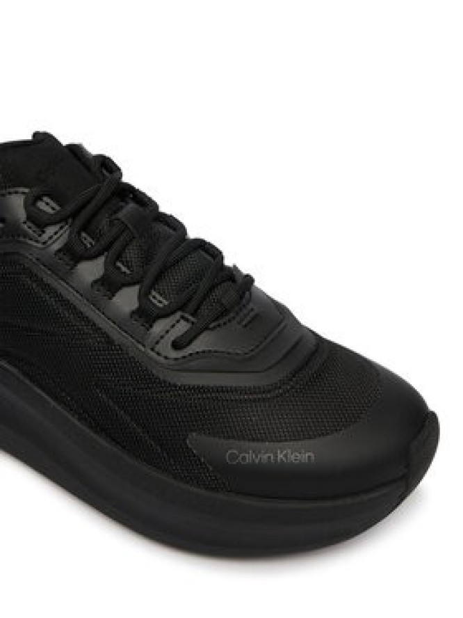 Calvin Klein Sneakersy Chunky Runner Laceup Hf Blst Ny HW0HW03111 Czarny