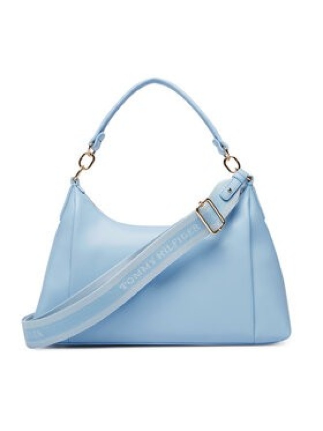 Tommy Hilfiger Torebka Th Essential Shoulder Bag AW0AW18373 Niebieski jasny