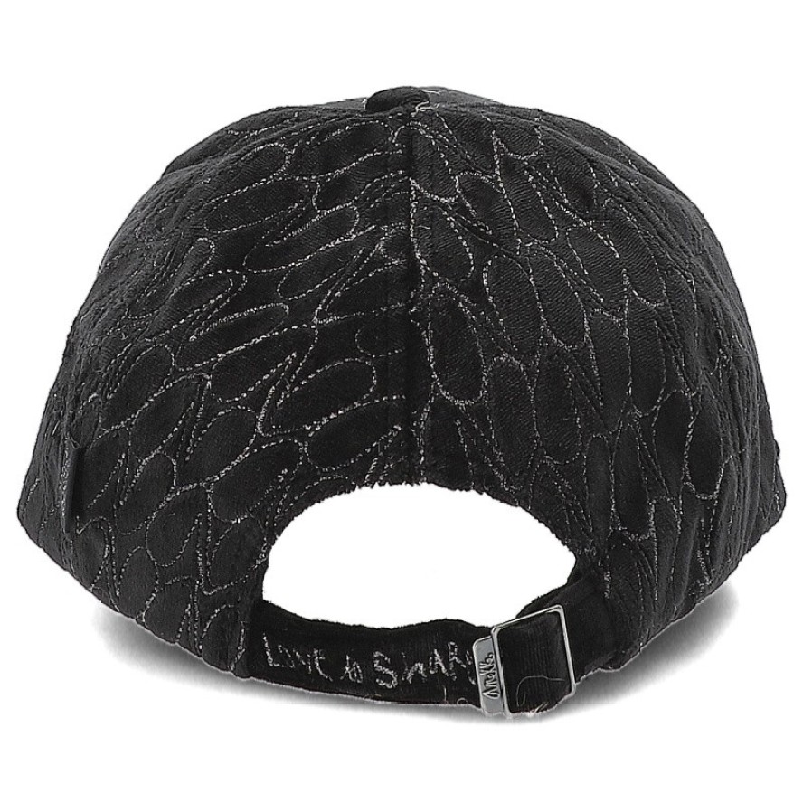 Czarna Stylowa Damska Czapka Z Daszkiem Anekke