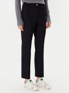 Marella Spodnie materiałowe Aletta 2523786014 Czarny Regular Fit