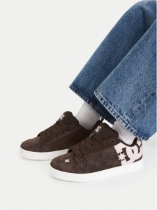 DC Shoes Sneakersy CEOWB-V5-10118 Brązowy jasny