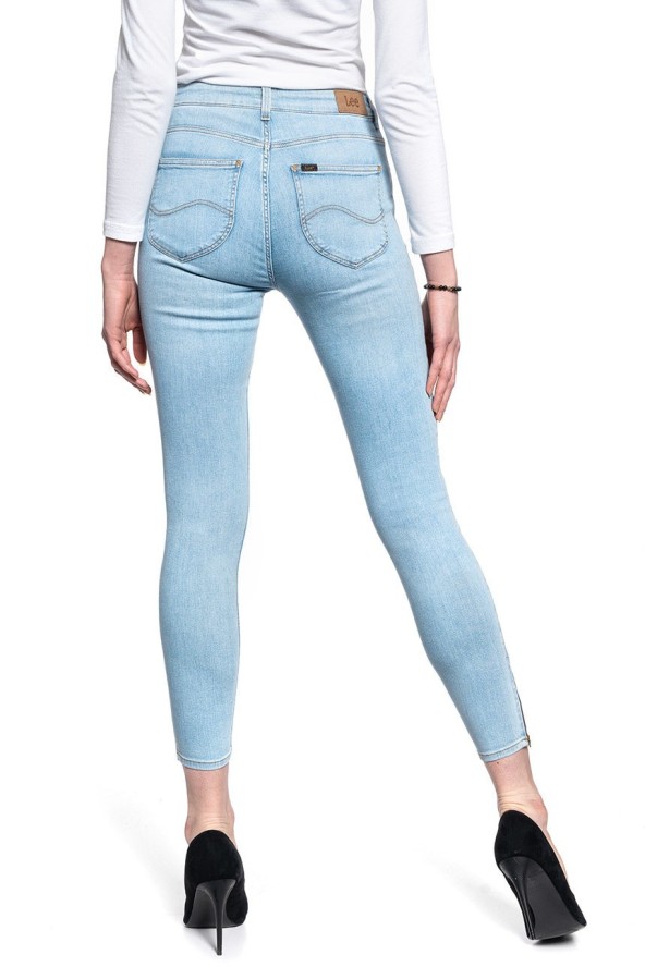 SPODNIE DAMSKIE LEE SCARLETT HIGH LIGHT COROVAL L31BMFOC 112107027