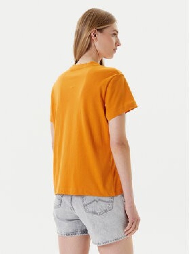 Mustang T-Shirt Floris 1016157 Pomarańczowy Relaxed Fit