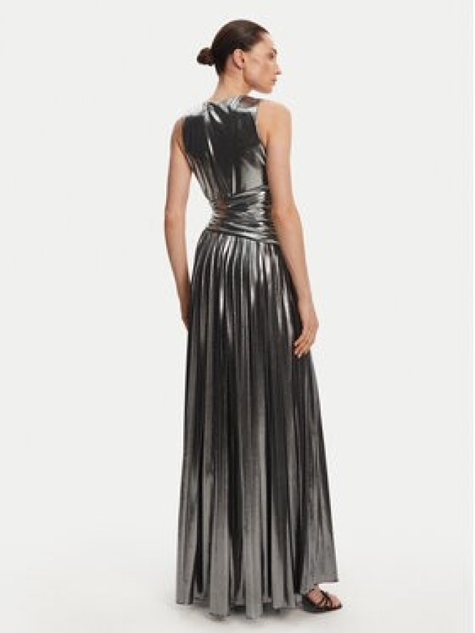 Fracomina Sukienka wieczorowa FQ25SD3004W798L9 Srebrny Regular Fit