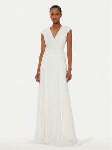 IVY OAK Sukienka wieczorowa Daria IO1100X7272 Biały Slim Fit