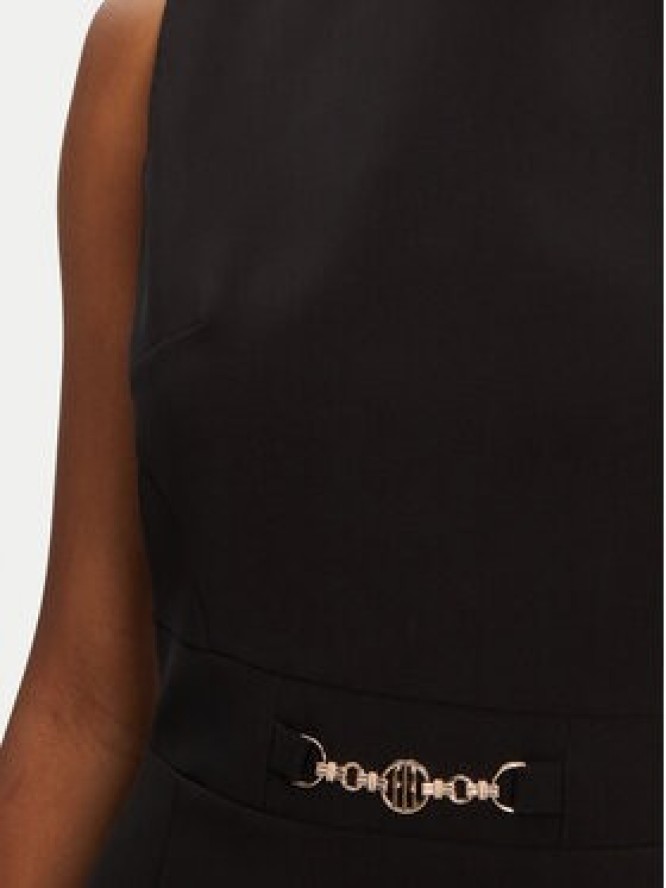 Fracomina Sukienka koktajlowa FR25WD2001W42901 Czarny Regular Fit