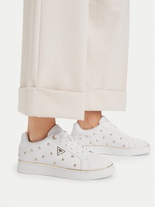 Guess Sneakersy FLPBON ELE12 Biały