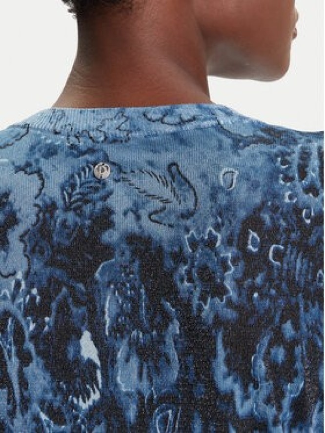 Desigual Kardigan Kassidy 25WWJF12 Niebieski Regular Fit