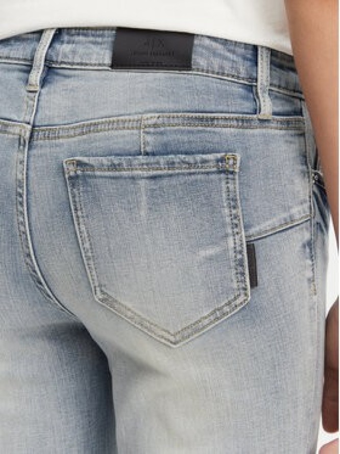 Armani Exchange Jeansy XW000129 AF12853 MB001 Niebieski Super Skinny Fit
