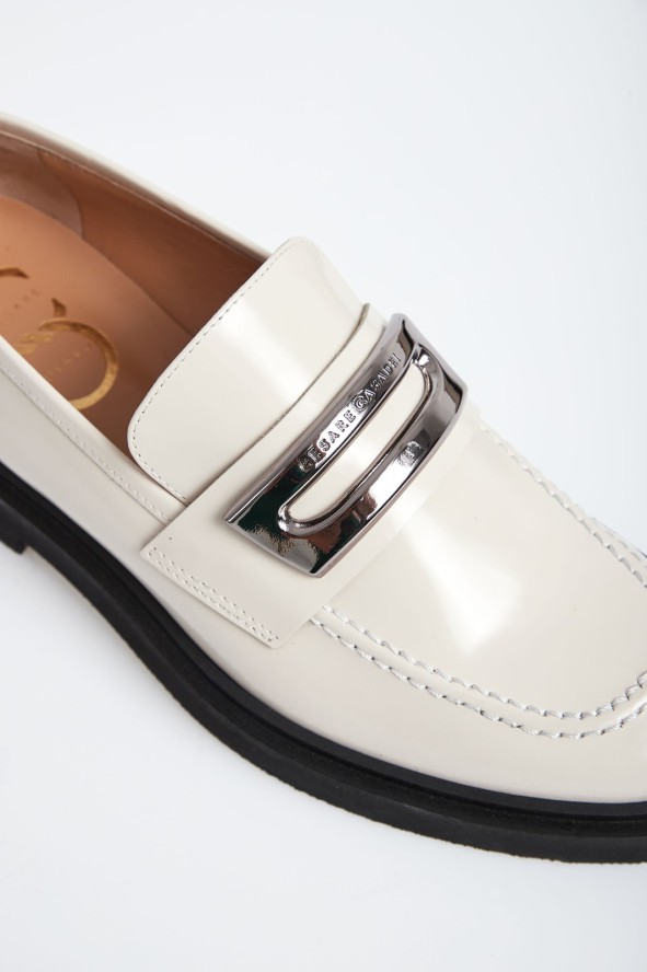 Mokasyny damskie skórzane CESARE CASADEI