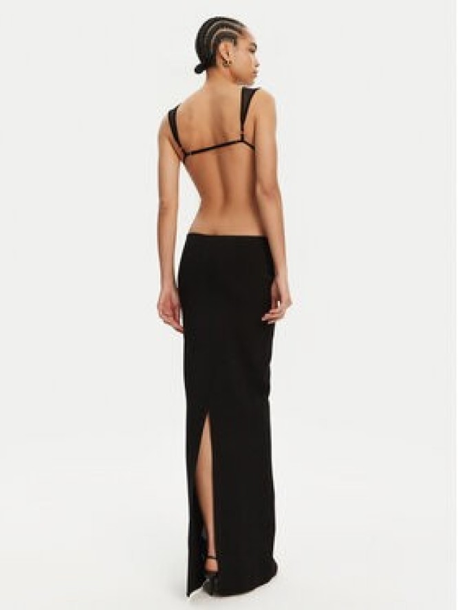 JACQUEMUS Sukienka wieczorowa 251KN592-2434 Czarny Regular Fit